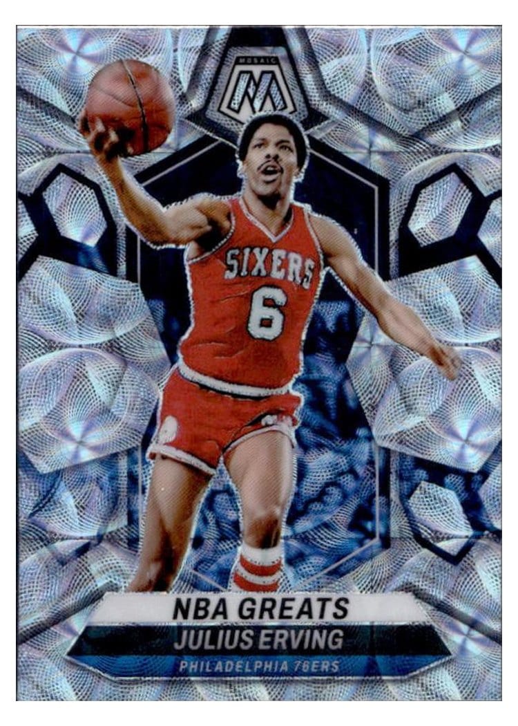 2023-24 Panini Mosaic Base Set Julius Erving #292 card