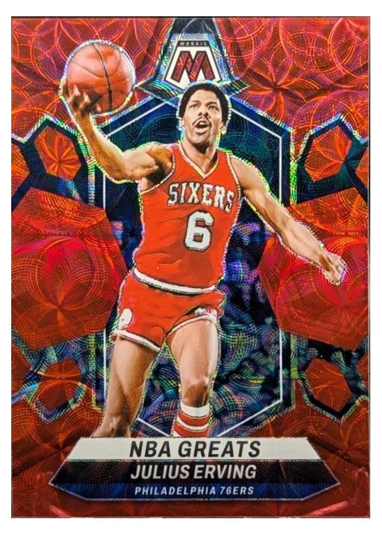 2023-24 Panini Mosaic Base Set Julius Erving #292 card