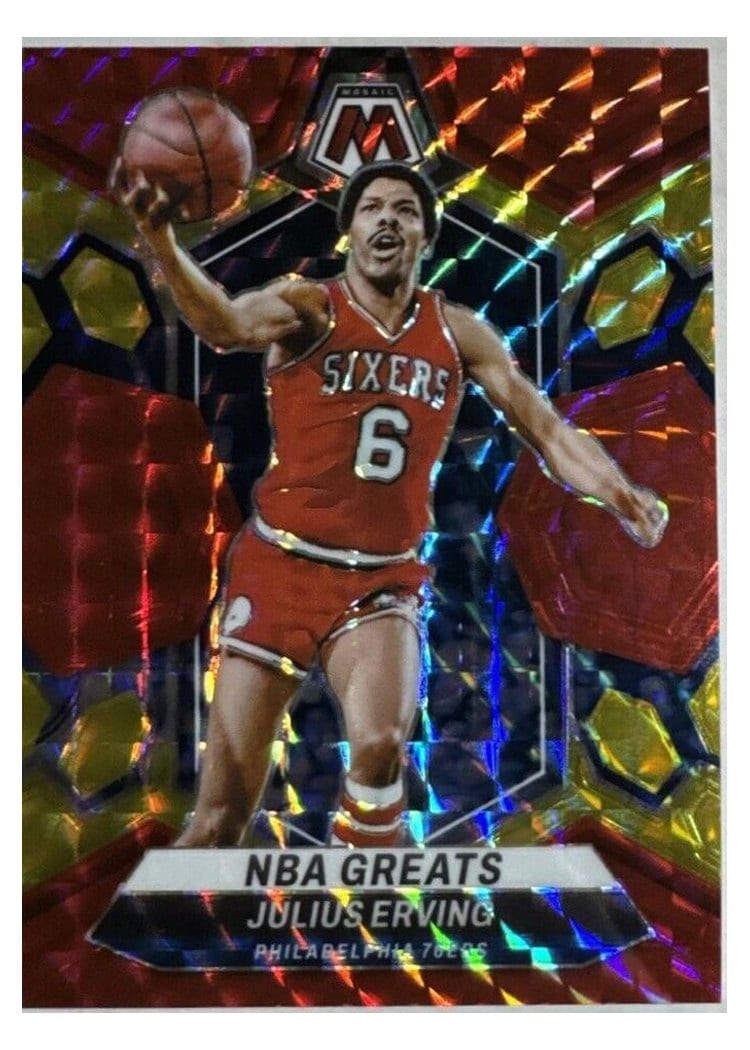 2023-24 Panini Mosaic Base Set Julius Erving #292 card
