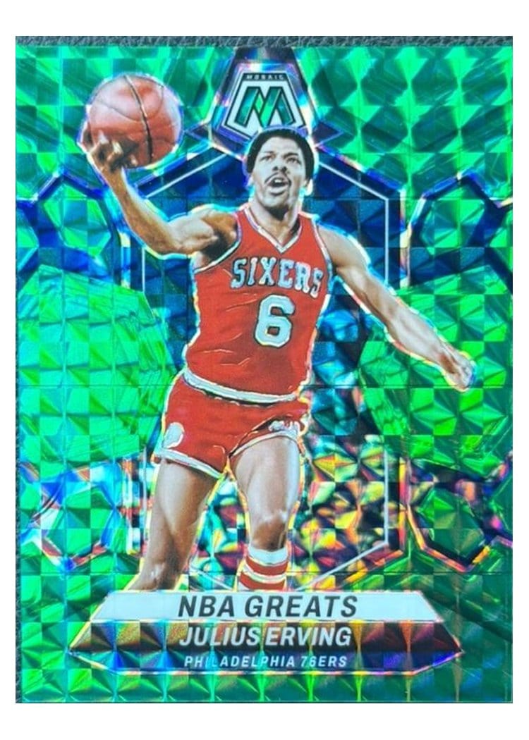 2023-24 Panini Mosaic Base Set Julius Erving #292 card