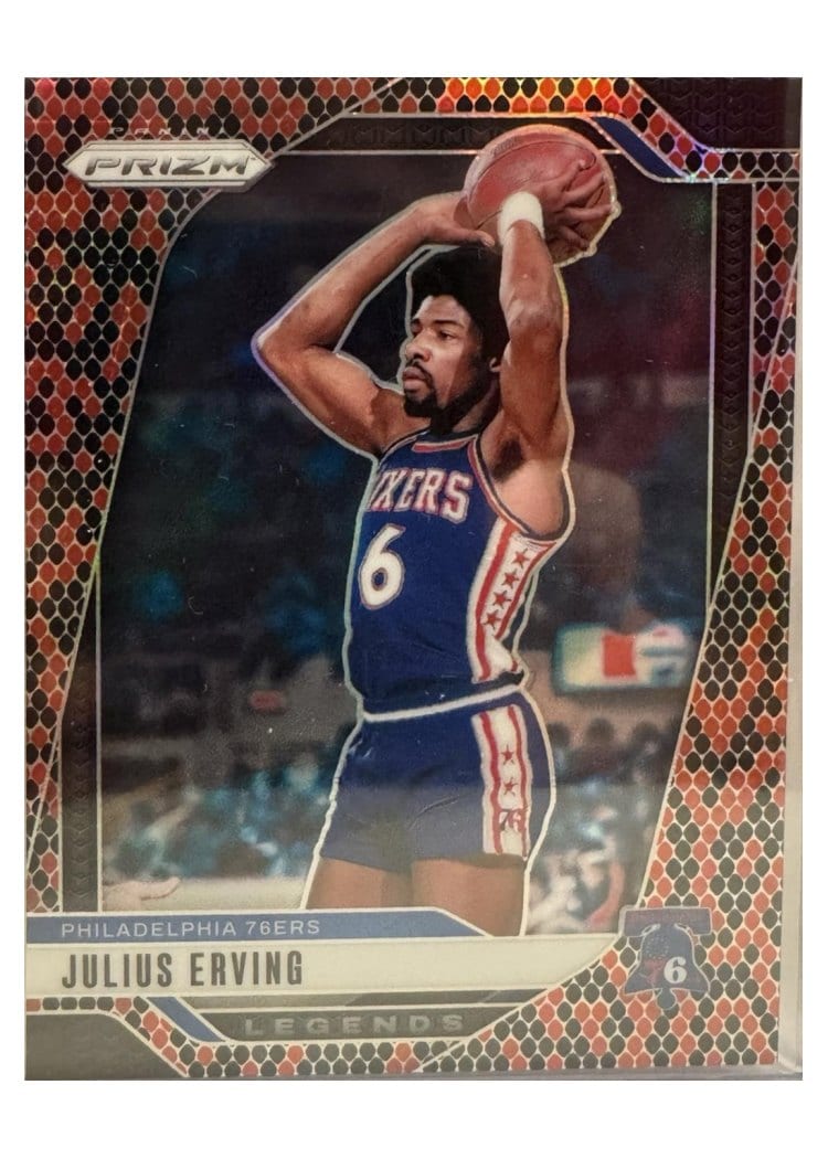 2024-25 Panini Prizm Base Set Julius Erving #292 card