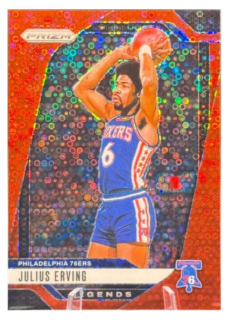 2024-25 Panini Prizm Base Set Julius Erving #292 card