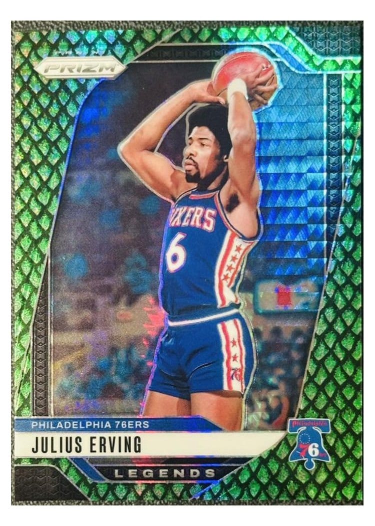 2024-25 Panini Prizm Base Set Julius Erving #292 card