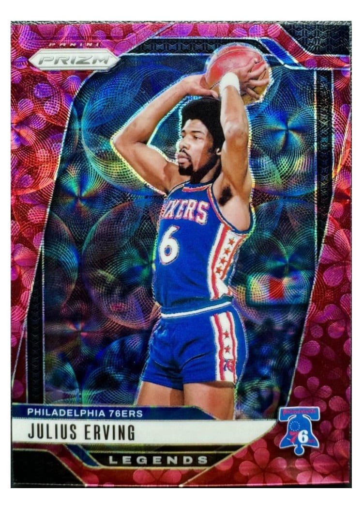 2024-25 Panini Prizm Base Set Julius Erving #292 card