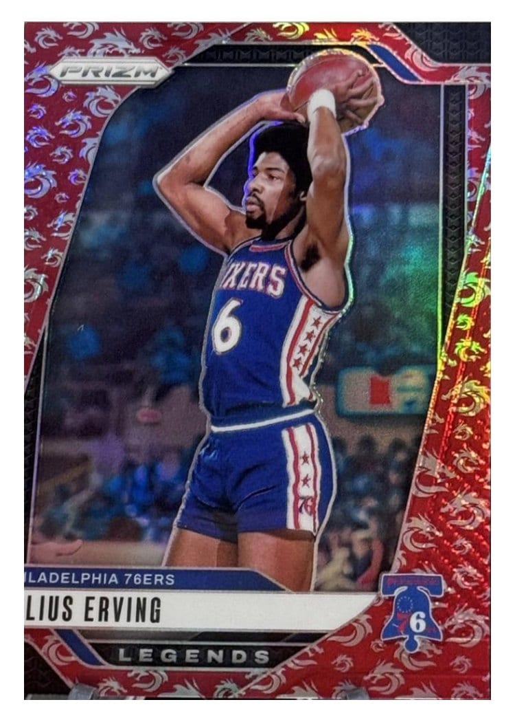 2024-25 Panini Prizm Base Set Julius Erving #292 card