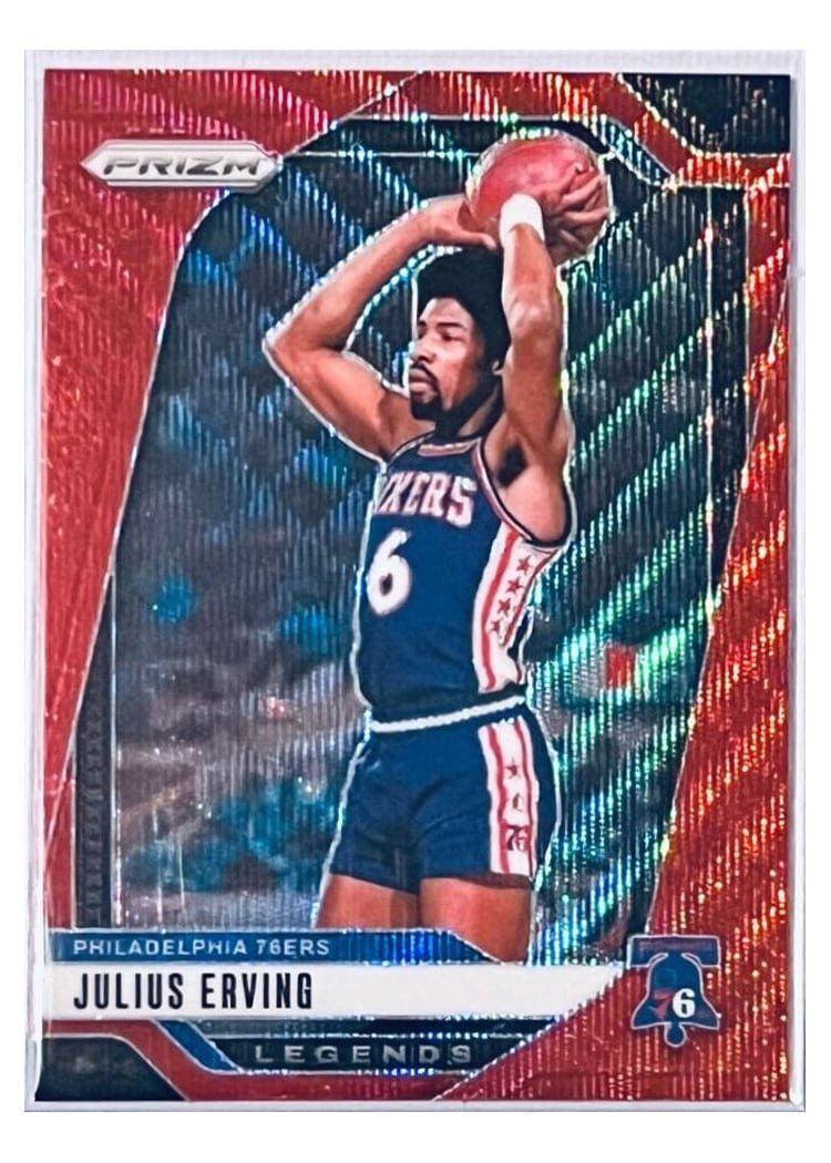 2024-25 Panini Prizm Base Set Julius Erving #292 card