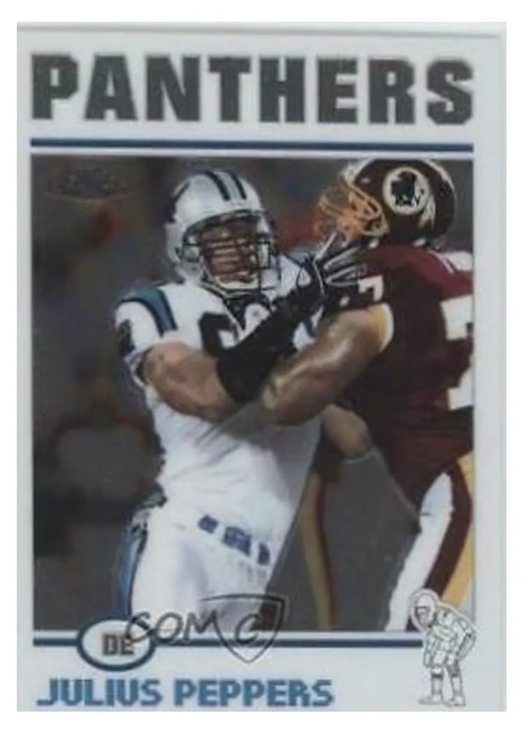 2004 Topps Chrome Julius Peppers #90 card