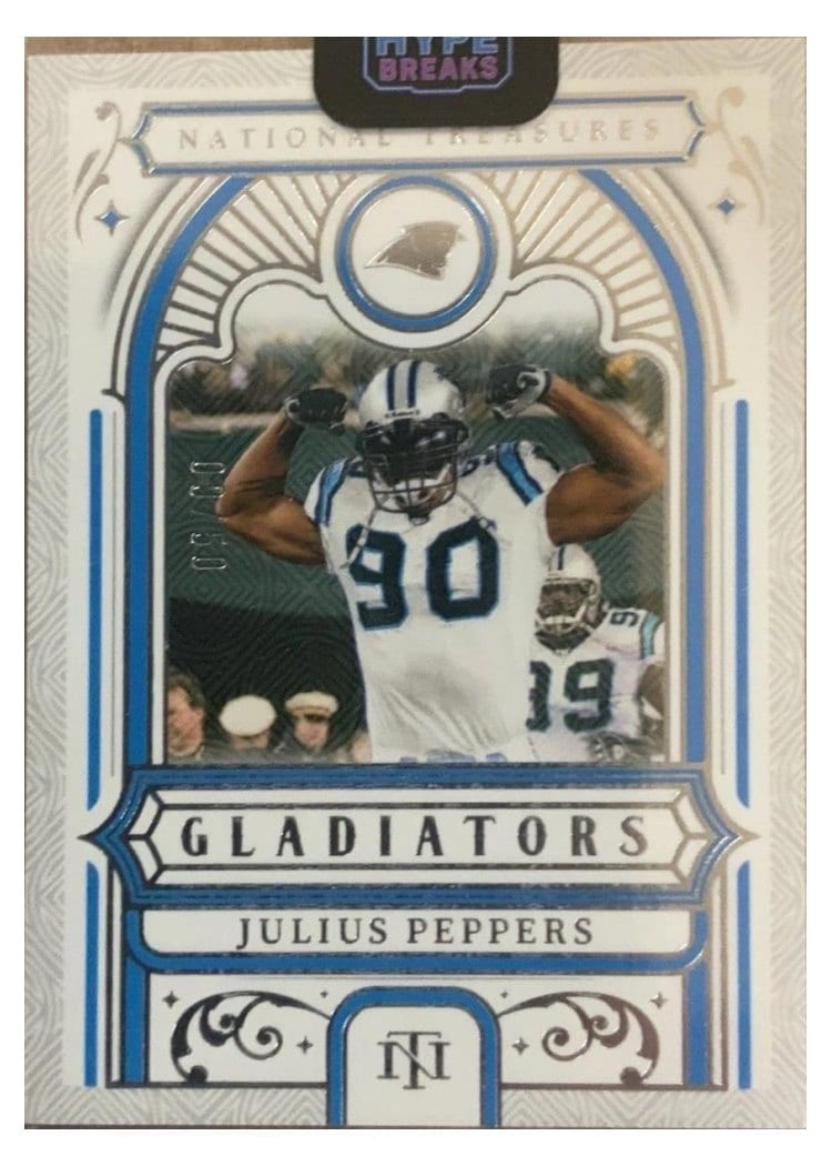 2025 Panini National Treasures Gladiators Julius Peppers #17