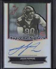 2025 Topps Signature Class Supreme Signers Julius Peppers #SS-JP card