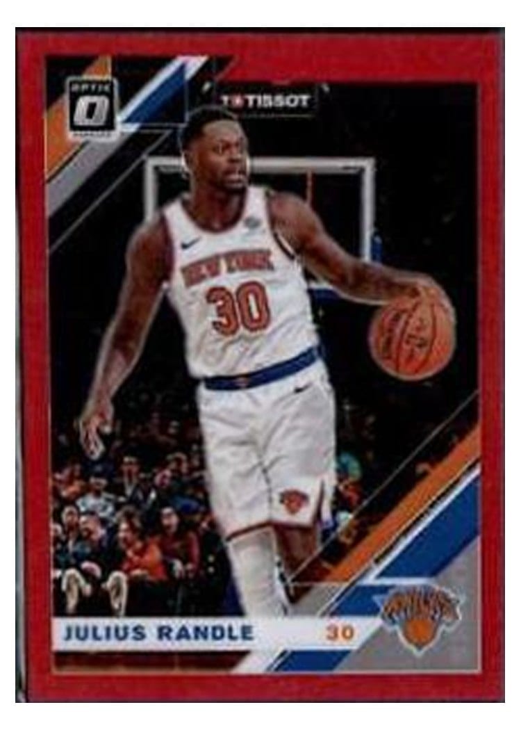 2019-20 Donruss Optic Base Set Julius Randle #73 card