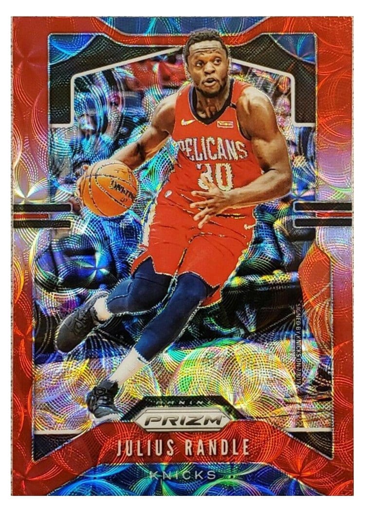 2019-20 Panini Prizm Base Set Julius Randle Red Choice Prizm #172 card