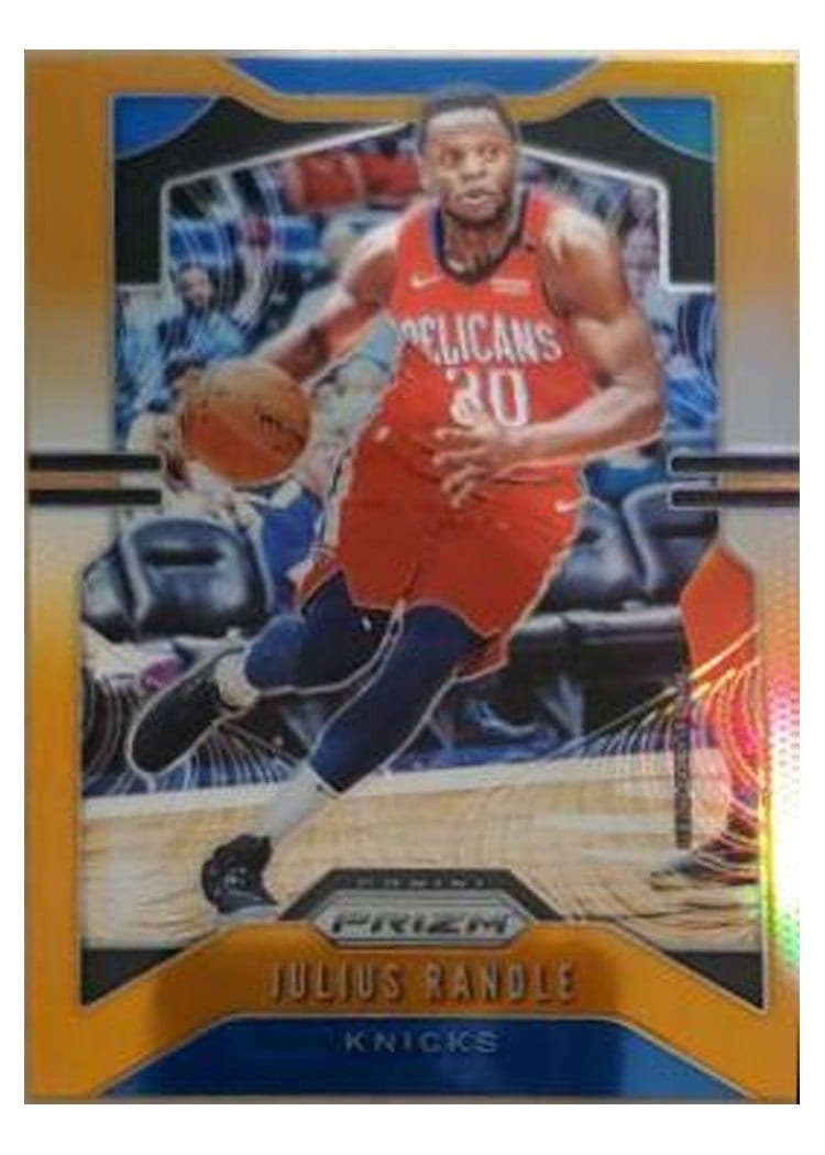 2019-20 Panini Prizm Base Set Julius Randle Orange Prizm #172 card