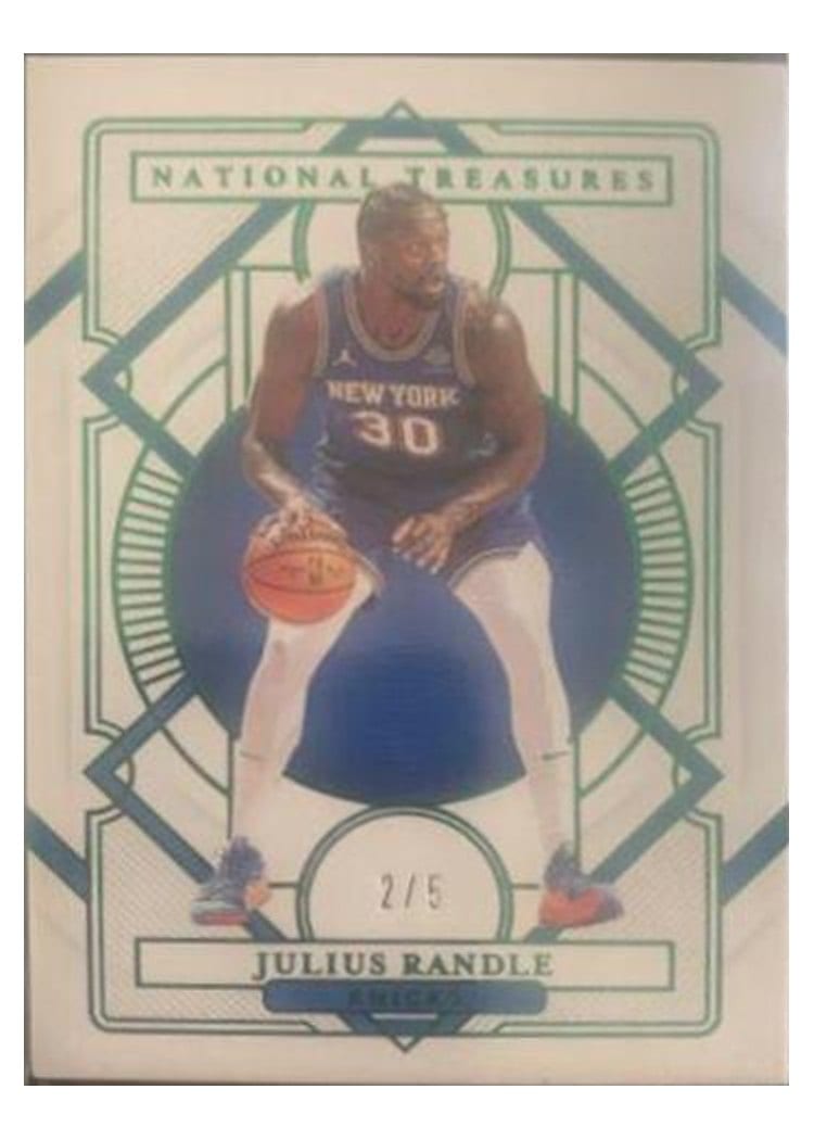 2020-21 Panini National Treasures Base Set Julius Randle #82 card