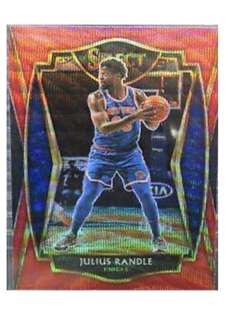 2020-21 Panini Select Base Set Julius Randle Red Wave #135 card