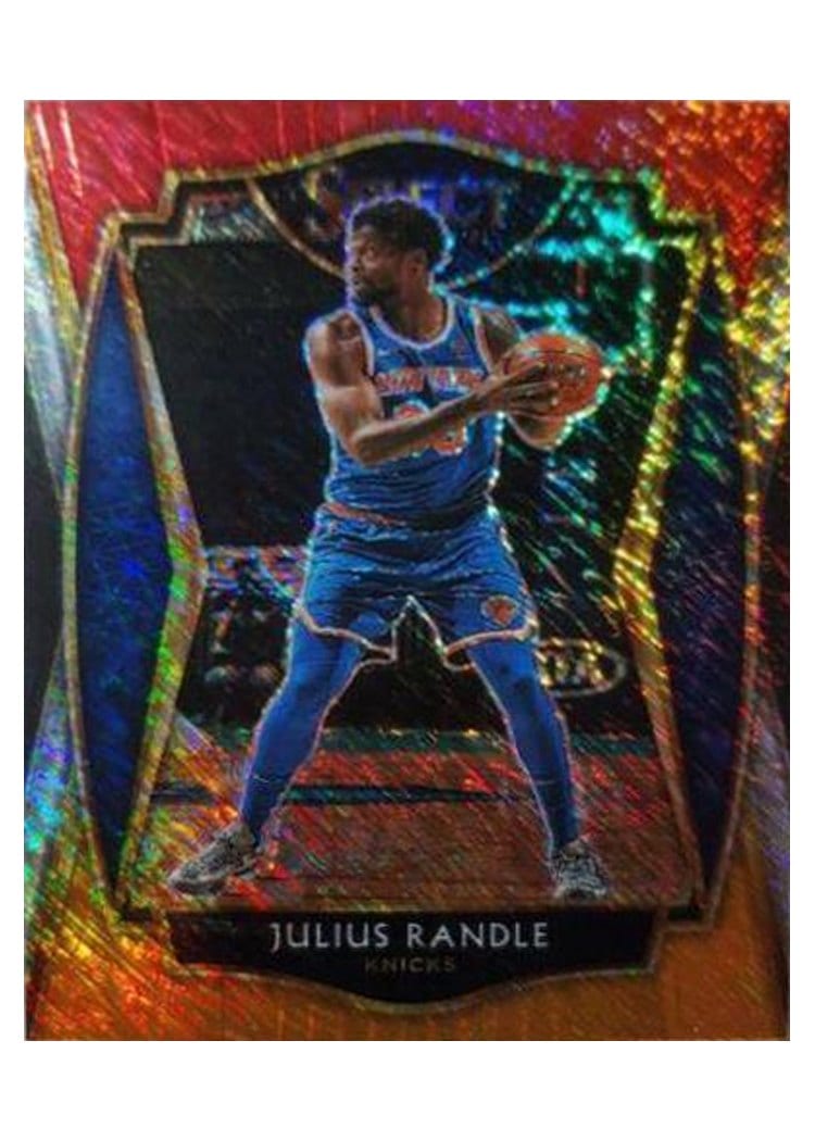 2020-21 Panini Select Base Set Julius Randle Red White Orange Shimmer #135 card