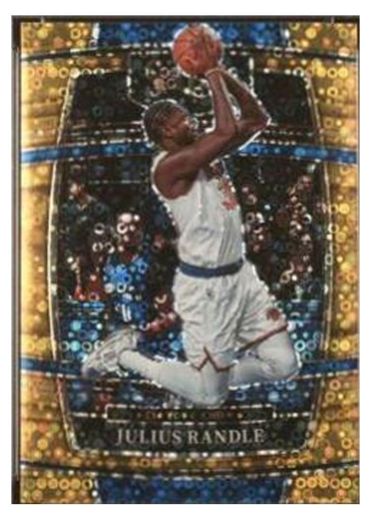 2021-22 Panini Select Base Set Julius Randle Gold Disco Prizm #88 card
