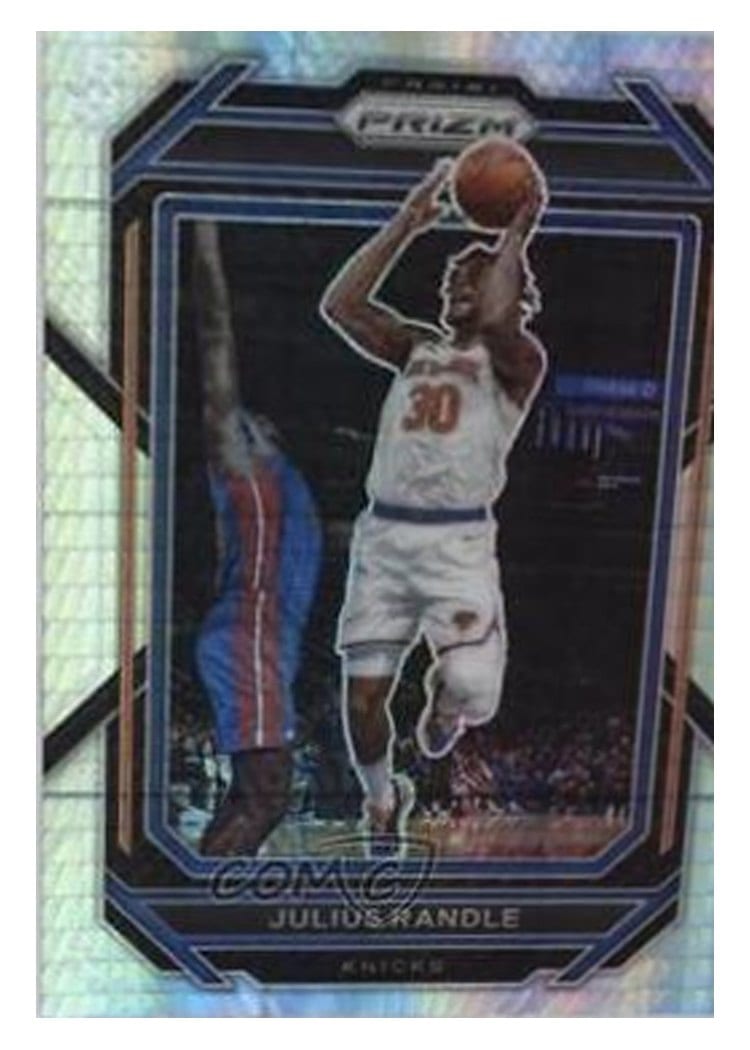 2022-23 Panini Prizm Base Set Julius Randle Hyper Prizm #7 card