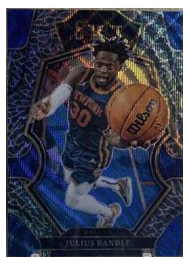2022-23 Panini Select Base Set Julius Randle Elephant Prizm #140 card