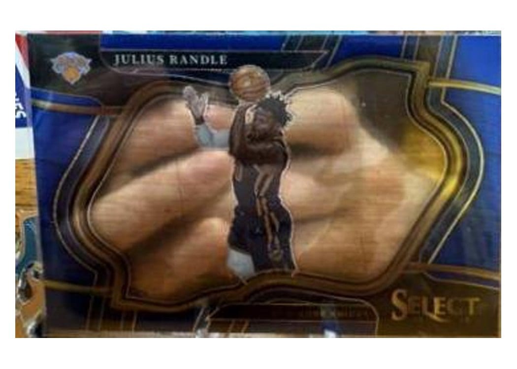 2022-23 Panini Select Base Set Julius Randle Blue Prizm #240 card