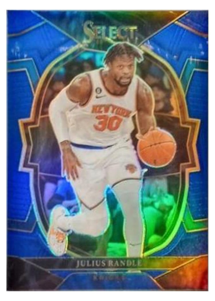 2022-23 Panini Select Base Set Julius Randle Silver Prizm #40 card