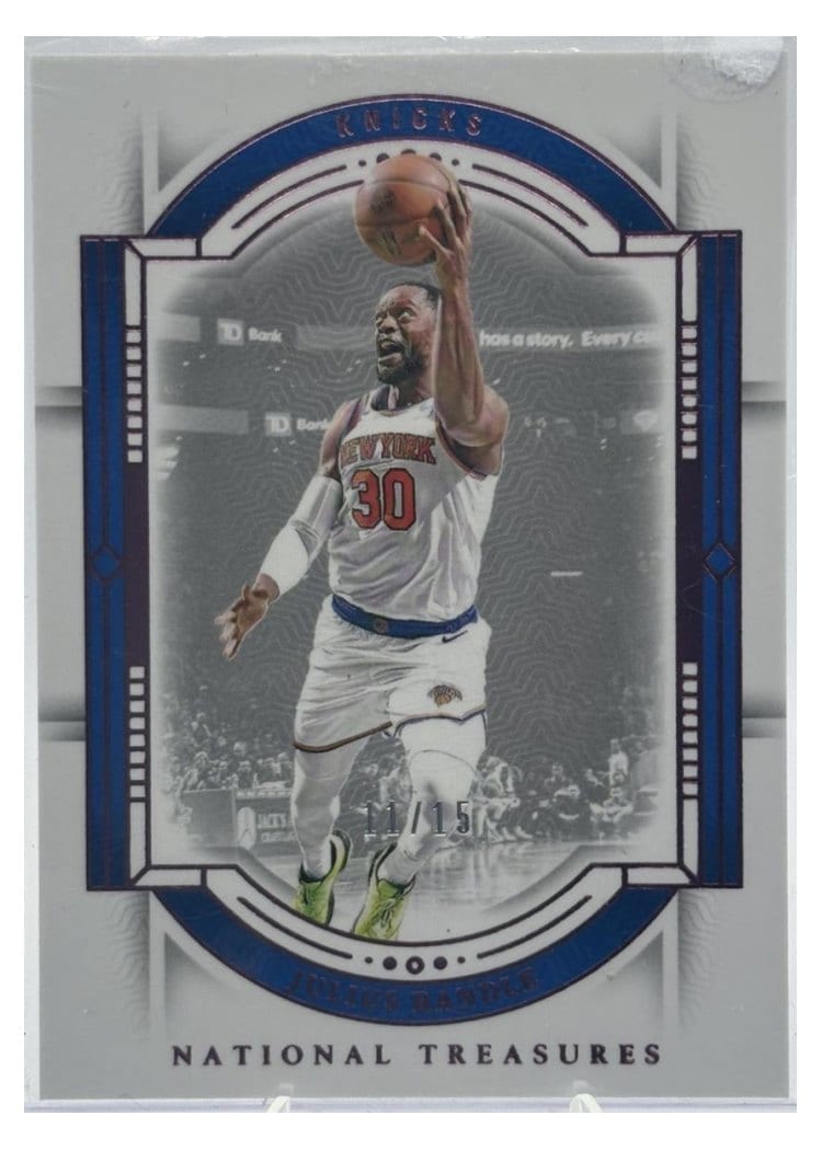 2023-24 Panini National Treasures Base Set Julius Randle #62 card