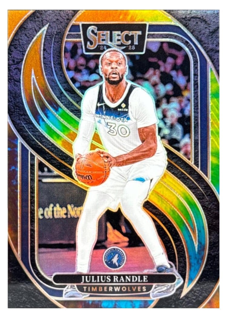 2024-25 Panini Select Base Set Julius Randle #129 card