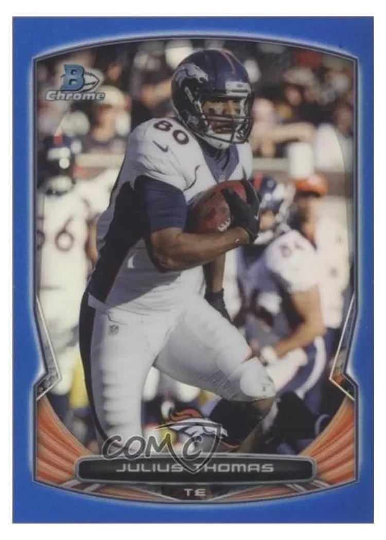 2014 Bowman Chrome Julius Thomas #69 card