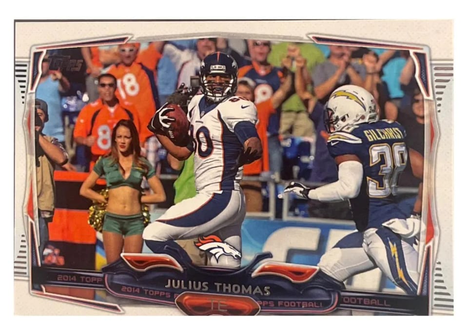 2014 Topps Julius Thomas #9 card