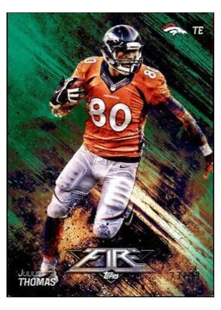 2014 Topps Fire Julius Thomas #4 card