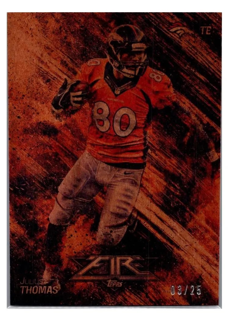 2014 Topps Fire Julius Thomas #4 card