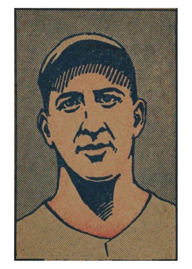 1928 W513 Hand Cut 'Jumbo' Elliott #64 card