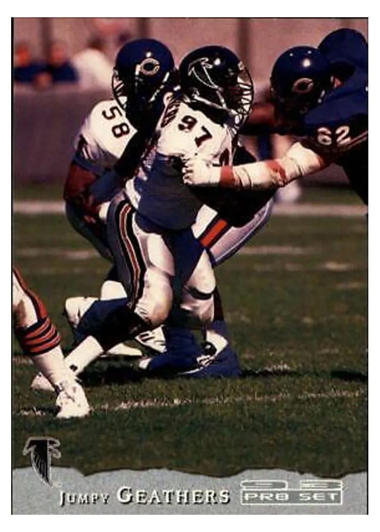 1993 Pro Set Jumpy Geathers #62 card