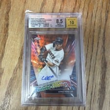 2024 Topps Chrome Logofractor Edition Future Stars Autographs Jung Hoo Lee #FSA-JHL card