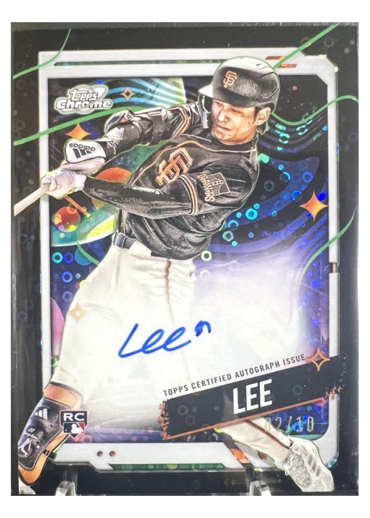2024 Topps Cosmic Chrome Autographs Jung Hoo Lee #CCA-JL card