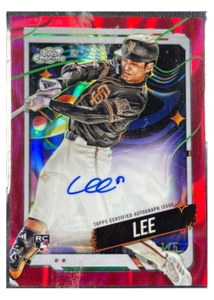 2024 Topps Cosmic Chrome Autographs Jung Hoo Lee #CCA-JL card