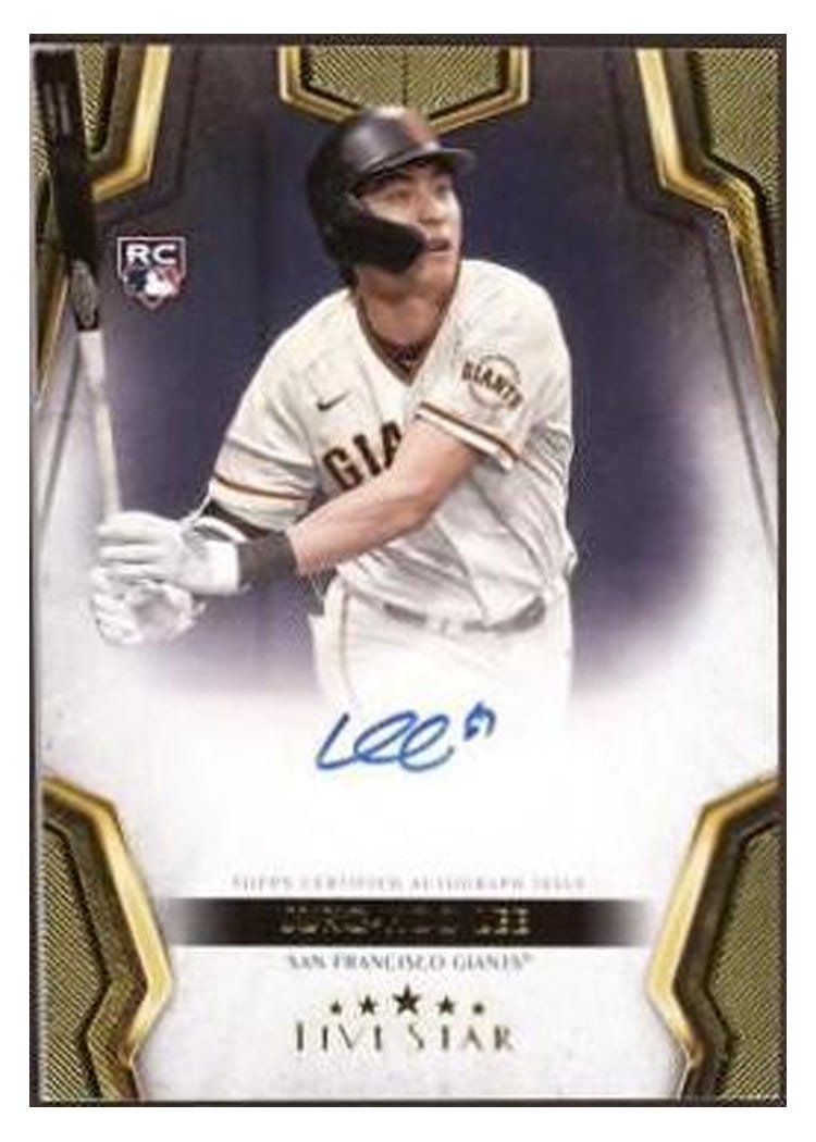 2024 Topps Five Star Signatures Jung Hoo Lee #FSS-JHL card