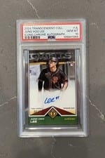 2024 Topps Transcendent Collection Icon Chrome Autographs Jung Hoo Lee #TCBA-JL card
