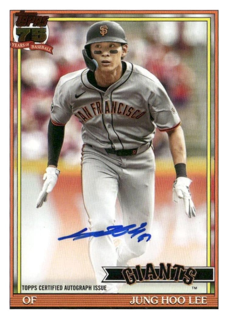 2026 Topps 1991 Topps Autographs Jung Hoo Lee #91A-JHL card