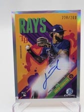 2024 Bowman Chrome Ascensions Autographs Junior Caminero #BAA-JCA card