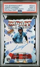 2024 Bowman's Best Impact Players Autographs Junior Caminero #IPA-JC card