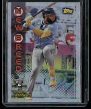 2024 Topps Archives 1999 Topps Baseball New Breed Junior Caminero #99NB-14 card