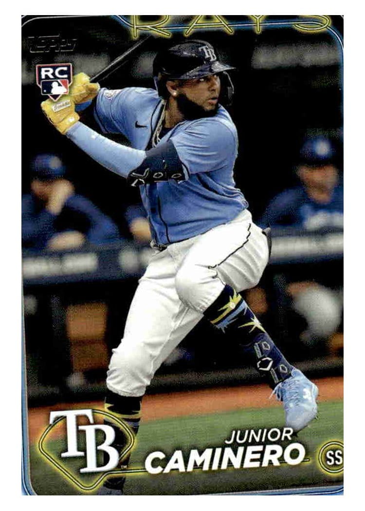 2024 Topps Base Set Junior Caminero #628 card