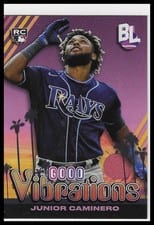 2024 Topps Big League Good Vibrations Junior Caminero #GV-25 card