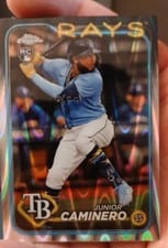 2024 Topps Chrome Junior Caminero #213 card