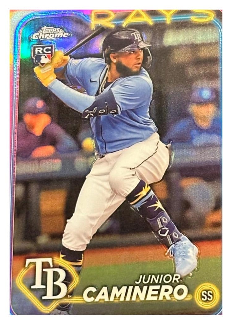 2024 Topps Chrome Base Set Junior Caminero #213 card