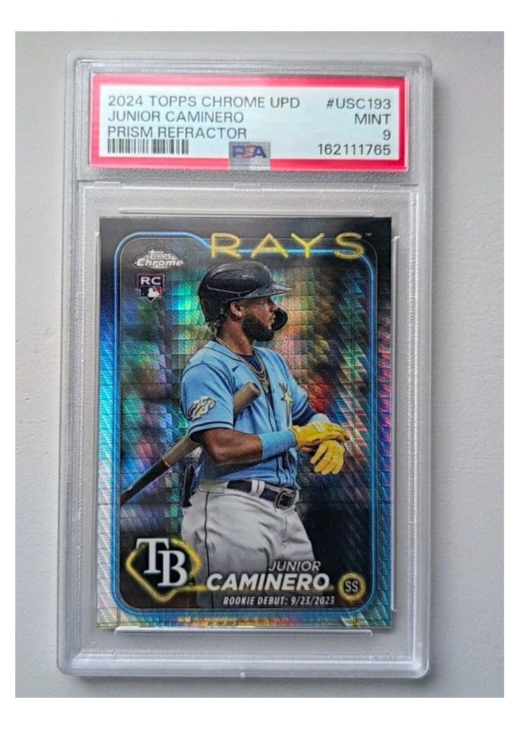2024 Topps Chrome Base Set Junior Caminero #213 card