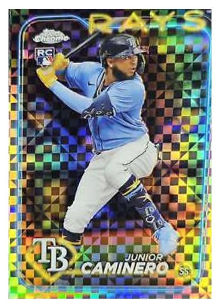 2024 Topps Chrome Base Set Junior Caminero #213 card