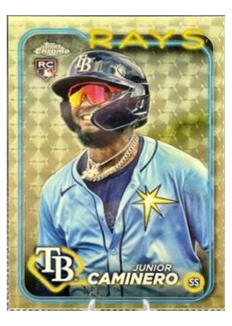 2024 Topps Chrome Base Set Junior Caminero #213 card