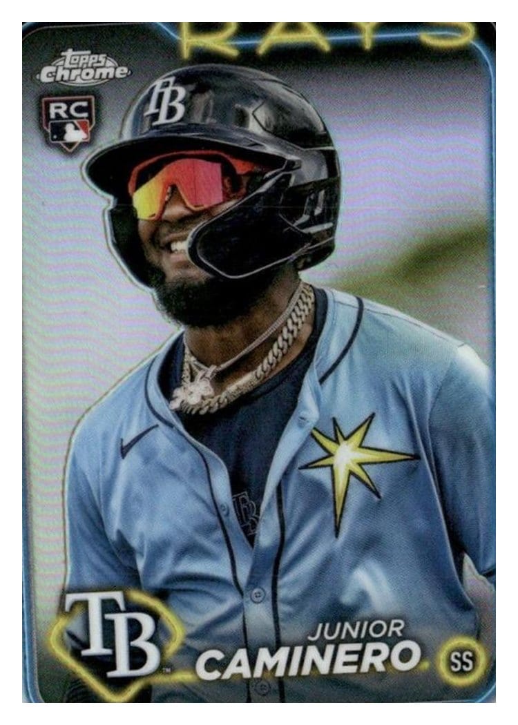 2024 Topps Chrome Base Set Junior Caminero SSP #213 card