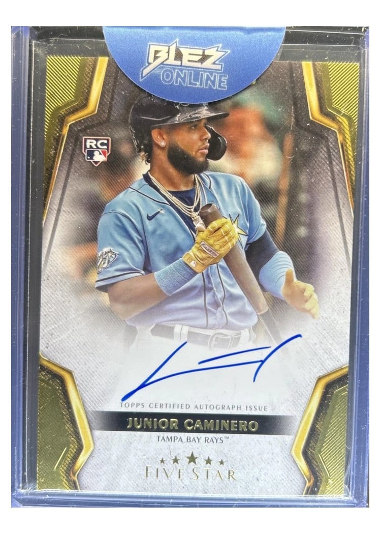 2024 Topps Five Star Autographs Junior Caminero #FSA-JC card